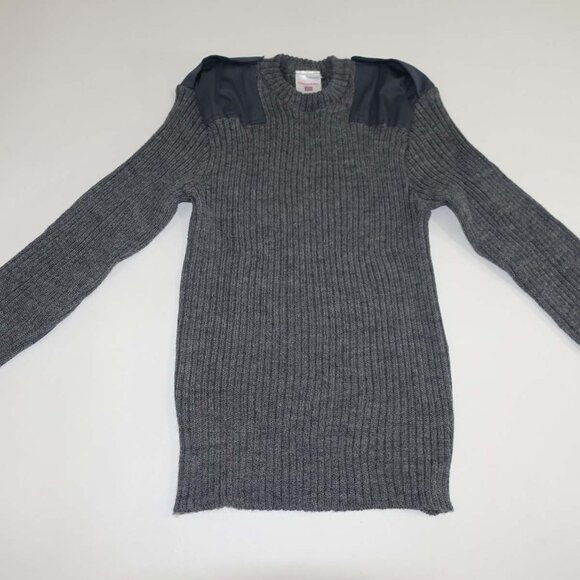 Brigade Quartermasters Men's Wolly Pully Sweater Medium 40 - 42 Gray Pullover M - Picture 1 of 6